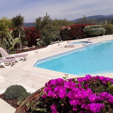 Gite Provencal Independant Avec Piscine Chauffee : Le Suy Bien Flayosc Exteriör bild