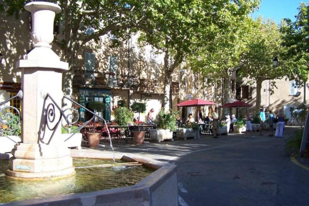 Gite Provencal Independant Avec Piscine Chauffee : Le Suy Bien Flayosc Exteriör bild