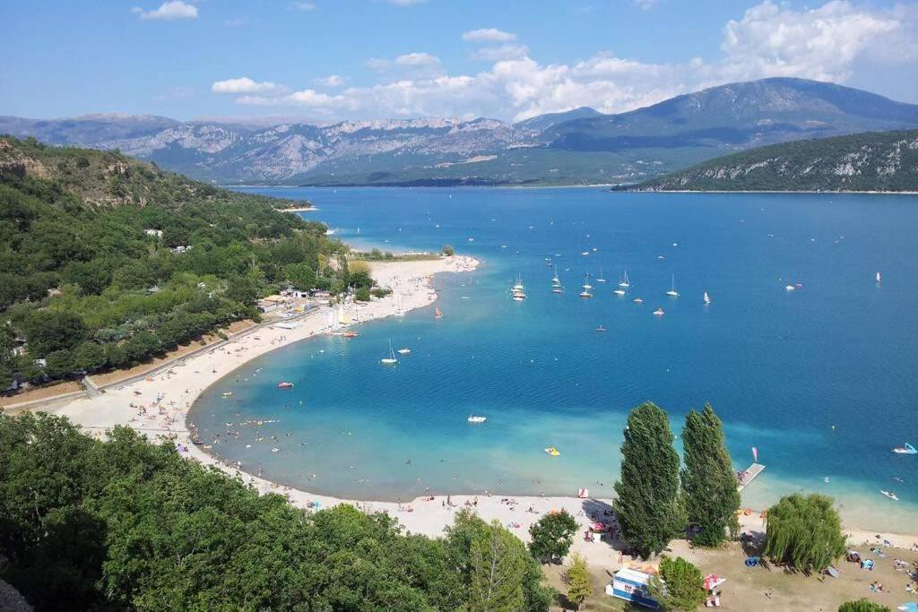 Gite Provencal Independant Avec Piscine Chauffee : Le Suy Bien Flayosc Exteriör bild