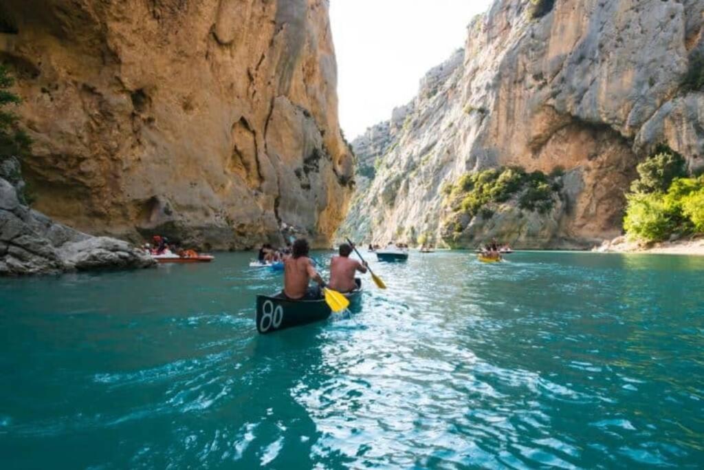 Gite Provencal Independant Avec Piscine Chauffee : Le Suy Bien Flayosc Exteriör bild