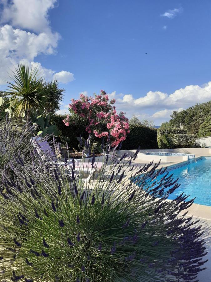 Gite Provencal Independant Avec Piscine Chauffee : Le Suy Bien Flayosc Exteriör bild